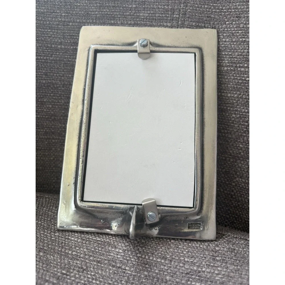 Rare Vintage Carrol Boyes Pewter Photo Frame Mid-Century Modern Brutalist Style